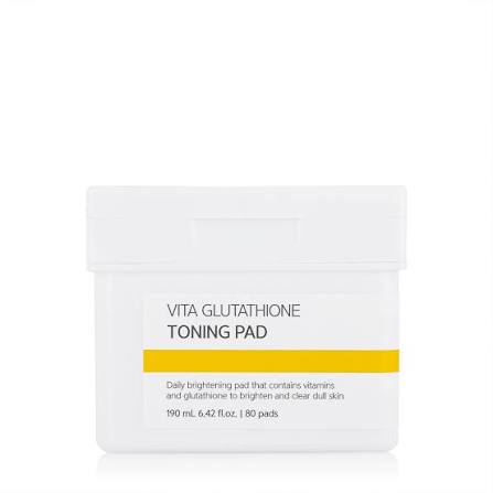 Vita Glutathione Toning Pad